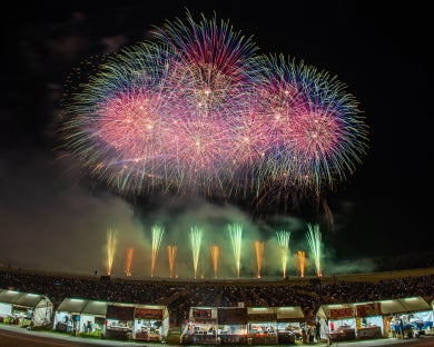 西日本最大級 「全国花火師競技大会」にし阿波の花火 土佐市発(ルート3)3
